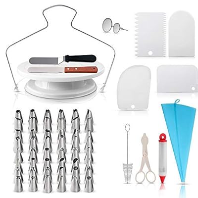 73-Piece Cake Decorating Kit with Rotating Turntable Nigeria Ubuy