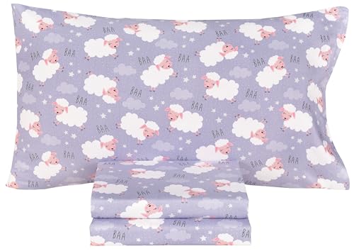 Scientific Sleep Sheep Twin Bed Sheet Set 3 pcs Cotton