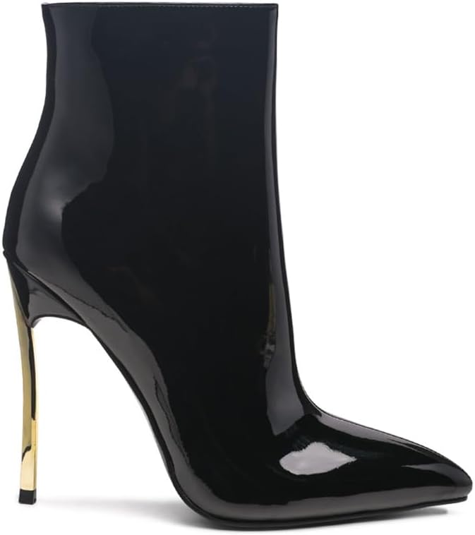 London Rag Siren Patent Faux Leather Bootie