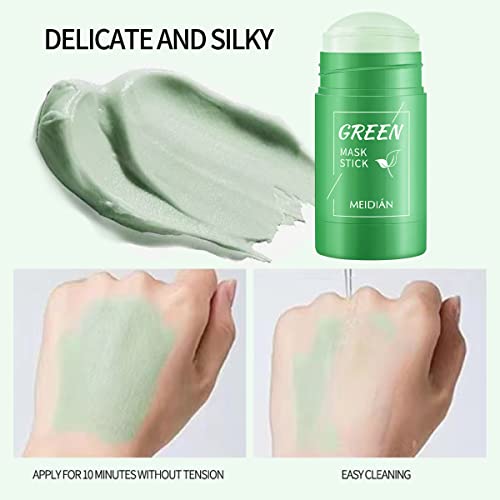 Aphrobeauty Green Tea Mask Stick For Face, Blackhead Remover With Green Tea Extract, Deep Pore Cleansing, Moisturizing, Skin Brightening, Removes Blackheads For All Skin Types, Pack Of 2 #TOP7