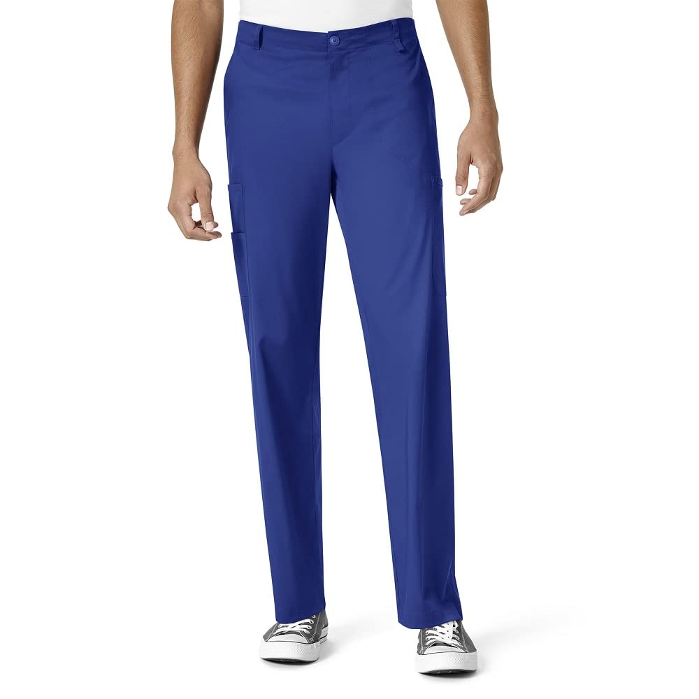 WonderWink 5619AGALASM WonderWink PRO męskie spodnie cargo Galaxy Blue, standardowy rozmiar S