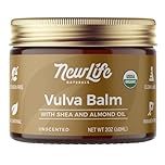 NewLife Naturals USDA Certified Organic Vulva Cream - Menopause Support Itching Irritation Vaginal Moisturizer Vaginal Dryness; Estrogen Free Intimate Feminine Care - 2 Oz: Made in USA