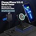 Wireless Charger for MagSafe, 3 in 1 Magnetic Wireless Charging Stand for iPhone 13 Pro Max/13 Pro/13/13 Mini, 12 Pro Max/12 Pro/12/12 Mini, iWatch 6/SE/5/4/3/2, Airpods 3/2/Pro