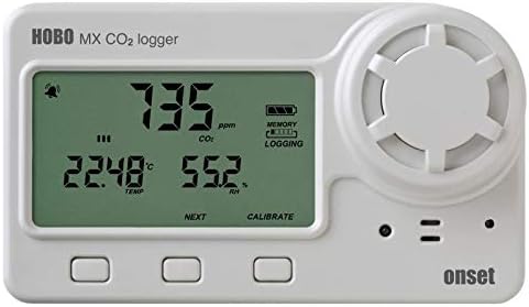 HOBO MX1102A Bluetooth Carbon Dioxide, Humidity and Temperature Data Logger