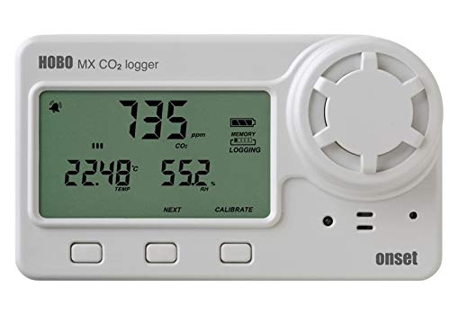Onset HOBO MX1102A Bluetooth Carbon Dioxide, Humidity and Temperature Data Logger