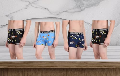Image of Men's Nylon Stretch Printed Trunk | Ultra-Soft, Breathable Innerwear for Men | Stylish & Supportive Fit