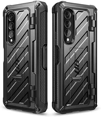 SUPCASE Unicorn Beetle Pro Full-Body Dual Layer Rugged Kickstand Case for 7.6-Inch Samsung Galaxy Z Fold 4 5G (2022), Black