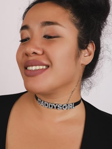 Sacina Gothic Punk Emo Black Choker, Black PU Leather Collar Necklace, Gothic Goth Necklace, Halloween Christmas Jewelry Gift for Women4