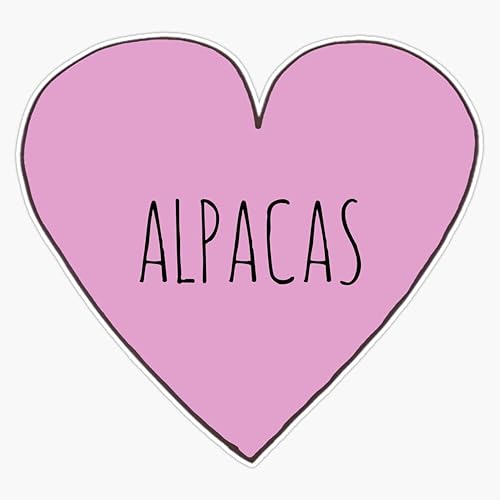 Magnet Alpaca Love Magnet Vinyl Decal Sticker 5" Magnet Alpaca Love Magnet Vinyl Decal Sticker 5"