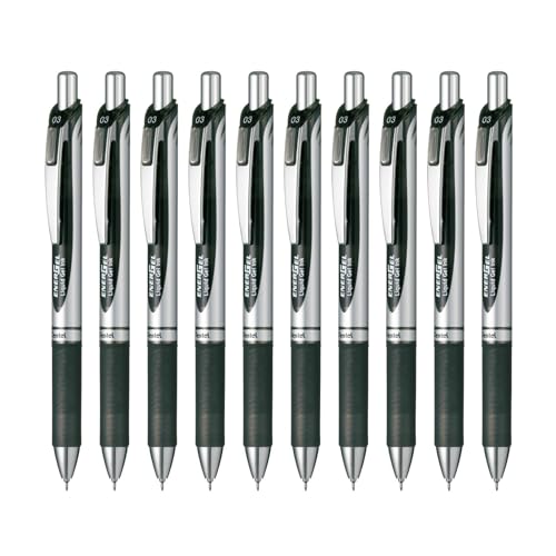 Stylo roller gel Pentel Energel bln73 0,3mm séchage rapide encre noire