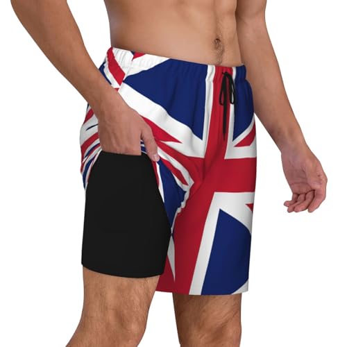 Short de bain drapeau britannique anti-irritation léger et fluide
