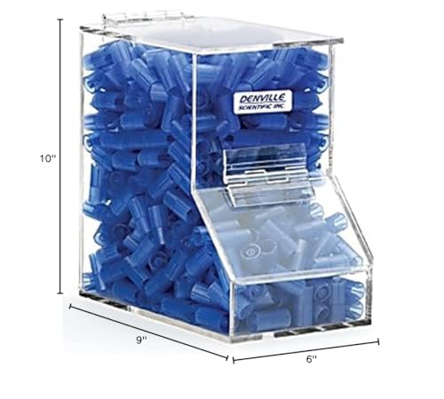 Image of Denville 1159R76 Dispensing Bin, Acrylic, Medium, 6 W inch x 10 inch D x 9 inch H