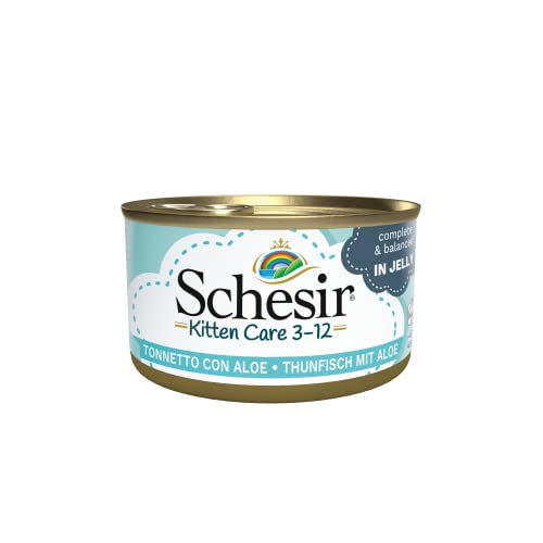Schesir Kitten Care Atún con Aloe 24 x 85 g