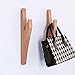 Mid-Century Modern Wall Hooks – V-Shaped Wooden Coat Hanger for Entryway – MCM Organizer – Stylish Wall Decor & Housewarming Gift (Beech)