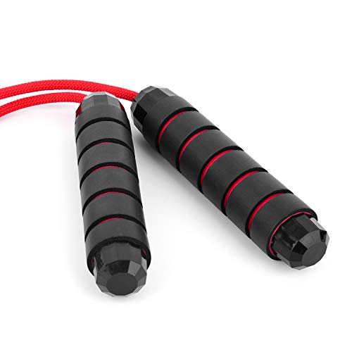 Festnight Corda de salto ajustável de 9,8 pés para pular corda para treinamento de ginástica em casa