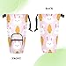 VEKELEE Insulated Water Bottle Carrier with Adjustable Strap Easter Background Style Water Bottle Holder Bag with Pockets