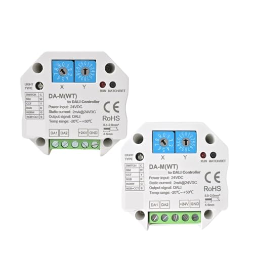 Contrôleur LED DALI master DT6 DT8 avec gestion 6 en 1 pour rubans LED RGBW et DIM