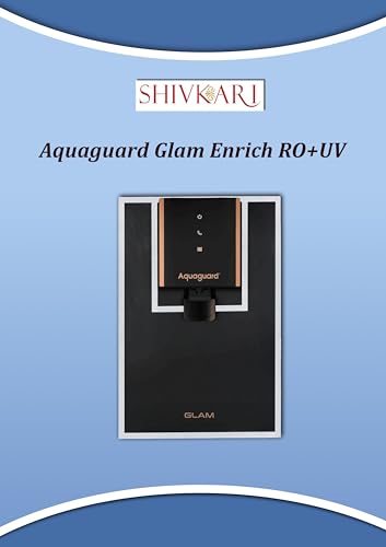 Image of Water Purifier Cover Compatible with Aqquaguard Glam /Enrich RO+UV Stainless Steel - Dustproof & Waterproof Body Protection Cover with Transparent Front Window & Velcro Closure