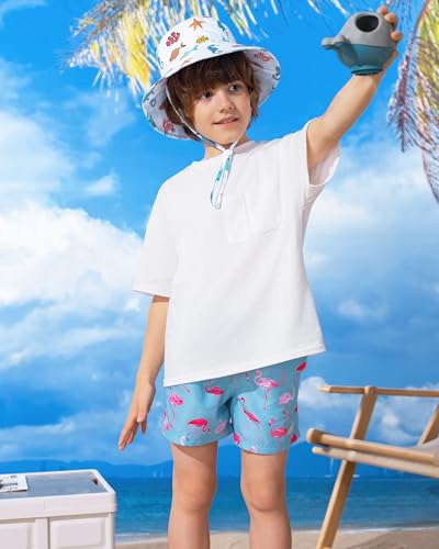 Image of SURF CUZ Boys Swim Trunks Toddler Swim Shorts UPF 50+ Bathing Suit for Boy Swimsuit Quick Dry Mesh Beach Boardshorts Swimwear