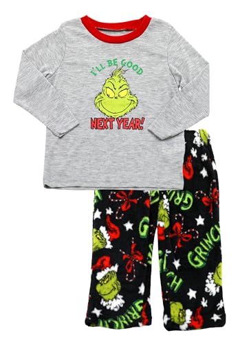Dr. Seuss Grinch Pajamas - Family Christmas Pajamas Set - Matching Grinch PJs Top & Pant Sleepwear Set for Men, Women & Kids2
