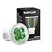 RubyLux All Green LED Bulb Size Small
