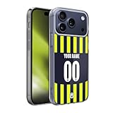 Head Case Designs sous Licence Officielle Custom Manchester City FC Away Kit De Badges 2024/25 Coque en Gel [Qualité Militaire] Compatible avec Apple iPhone 17 Pro Max Et avec MagSafe