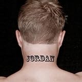 Jordan Temporary Tattoo Sticker (Set of 2) - OhMyTat