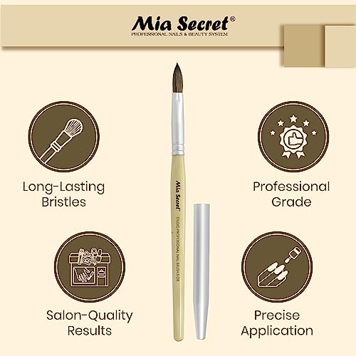 Mia Secret - Pincel Acrílico Profesional (8 OR) miniatura 4