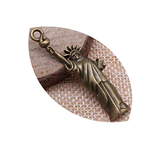 20pcs Charms Statue of Liberty 49x14mm Antique Making Pendant fit,DIY
