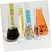 CHILDWEET Flask Transparent Science Flask for Accurate Liquid Measurement Laboratories and Education Settings for Research and Industrial Applications