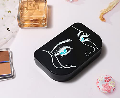 Estojo de cílios postiços caixa organizadora recipiente de cílios caixa de cosméticos vazia caixa de