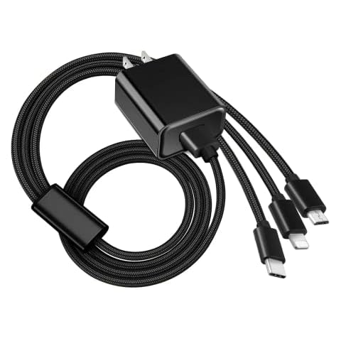 Replacement 3-in-1Wall Charger Adapter Charging Cable Cord for Beats by Dr Dre Studio Solo 3 2 Solo Pro, Powerbeats Pro 3 2, Studio Buds, Fit Pro, Flex, Beats X Headphones, Pill Plus Pill+ Speakers Cover