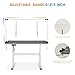 46 In Dog Grooming Table, Heavy Duty Professional Electric Pet Grooming Table w/Table Top & Overhead Arm Height, Non-Slip Desktop, Height Range 24.24''-35.83''