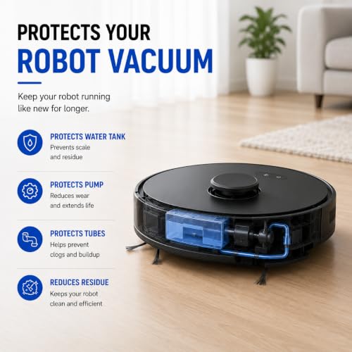 Image of Multi-Surface Floor Cleaning Solution for ECOVACS DEEBOT X11 /X9 /X8 /X5 /X2 /X1 /T80 /T50 /T30 /T20 /T10 /N30 /N20 /Series and all other Robot Vacuum Cleaners,Deep Cleans for Multiple Hard Floors, (33.8 Fl oz)