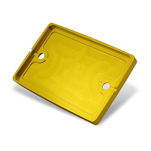 Heinmo Motorcycle Cnc Brake Fluid Reservoir Cap Cover For Yama' Mt-09 Mt-07 Mt09 Mt07 2014 2015 Z6 S2 06-10 07 (Gold) #TOP3