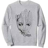 Marvel Guardians of the Galaxy Groot Line Art Retrait Sudadera