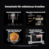 Anycubic Kobra X 3D Drucker Mehrfarbig, 4-Farbdruck für Anfänger – Ansicht 9