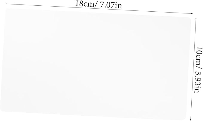 10 Piezas Láminas Transparentes para Impresión 3D PVC miniatura 3