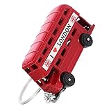 Porte-clés pratique : gardez vos clés en sécurité et faciles à retrouver grâce à ce porte-clés pratique, conçu pour plus de commodité et de facilité d'utilisation. porte-clés souvenir de londres, porte-clés bus