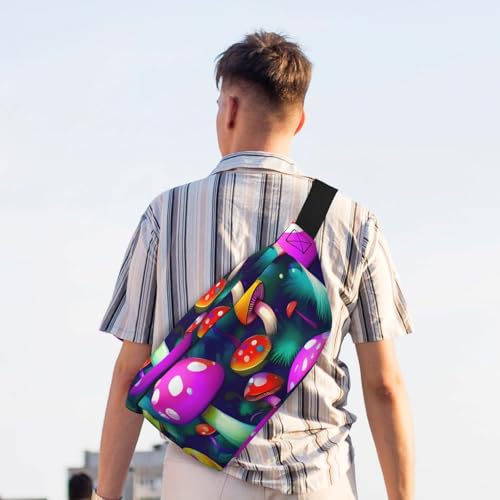 Sac banane de course à pied ergonomique sangle réglable imprimé original - 7