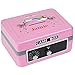 Personalized Pink Cash Box (Rainbow)