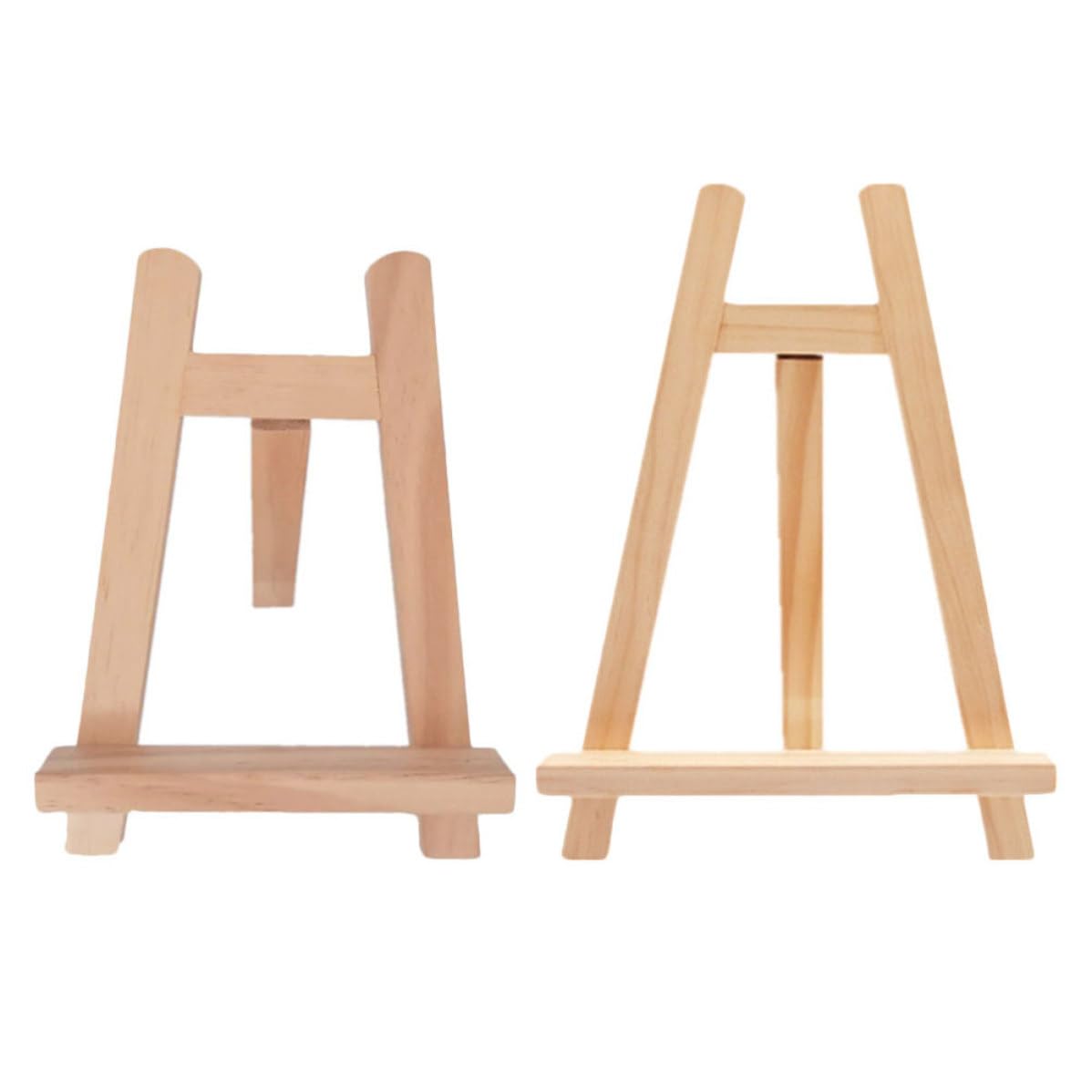 Caballete de pintura portátil para transporte cómodo con soporte de dibujo de madera beige