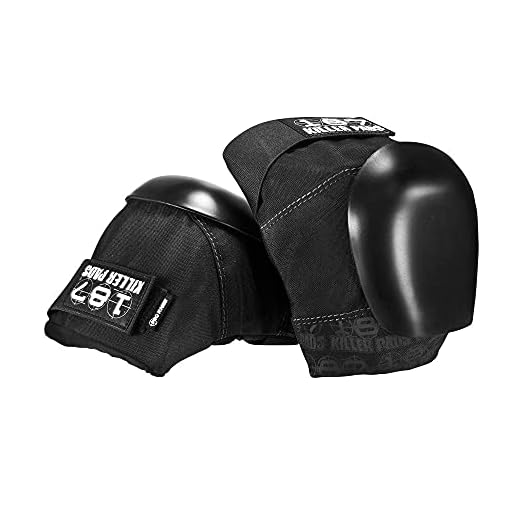 187 Killer Pro Knee Pads, Medium, Black / Black