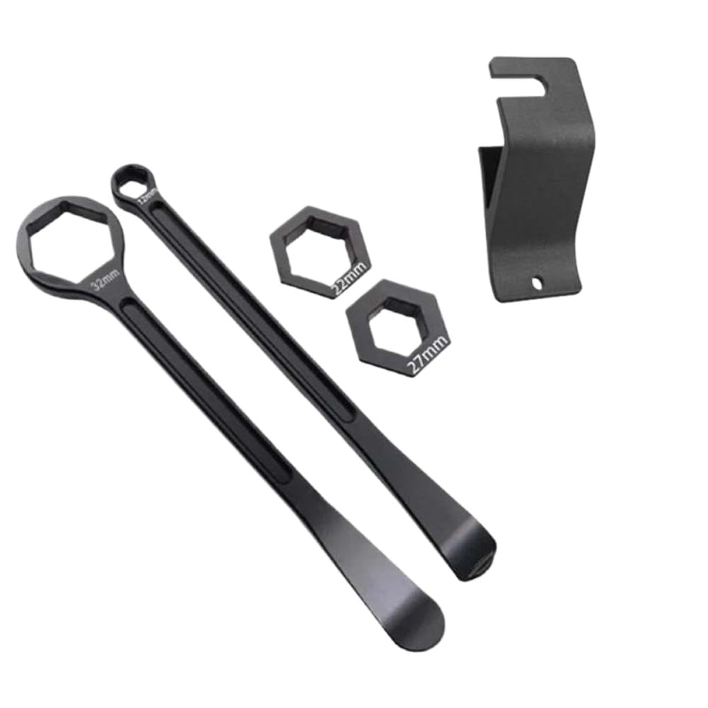 Reifenheber-Werkzeugsatz, 10 mm, 12 mm, 22 mm, 27 mm, 32 mm, kompatibel mit Motorrädern