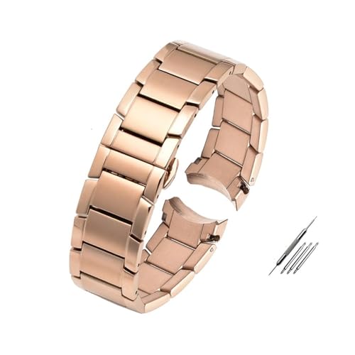 Bracelet en acier de montre 22mm solide et incurvé pour rehausser votre style