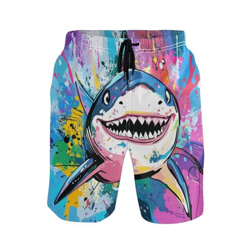 Short de bain élastique homme séchage rapide à motif volley