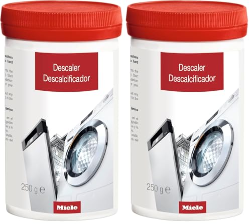 Miele Original GP DC WG 0252 P Descaling Powder Washing Machines and Dishwashers, 9.6 oz (Pack of 2)
