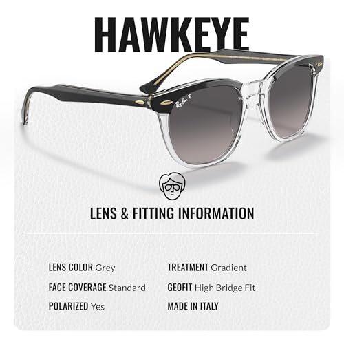 Ray-Ban RB2298 HAWKEYE Square Shaped Sunglasses for Men & Women with Official RAYBAN Eyewear Kit4