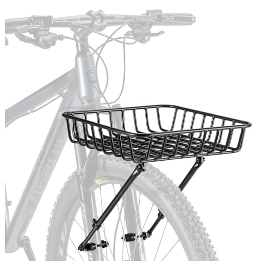 CXWXC Large Front Bike Basket Rack