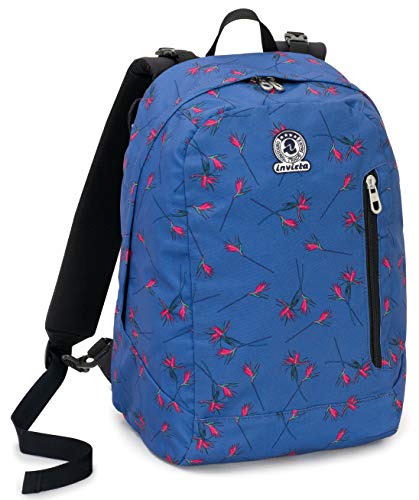 Zaino 2in1 Reversibile Twist Eco-Material 26 Lt + Tinta Unita Scuola & Tempo Libero fantasia azzurro